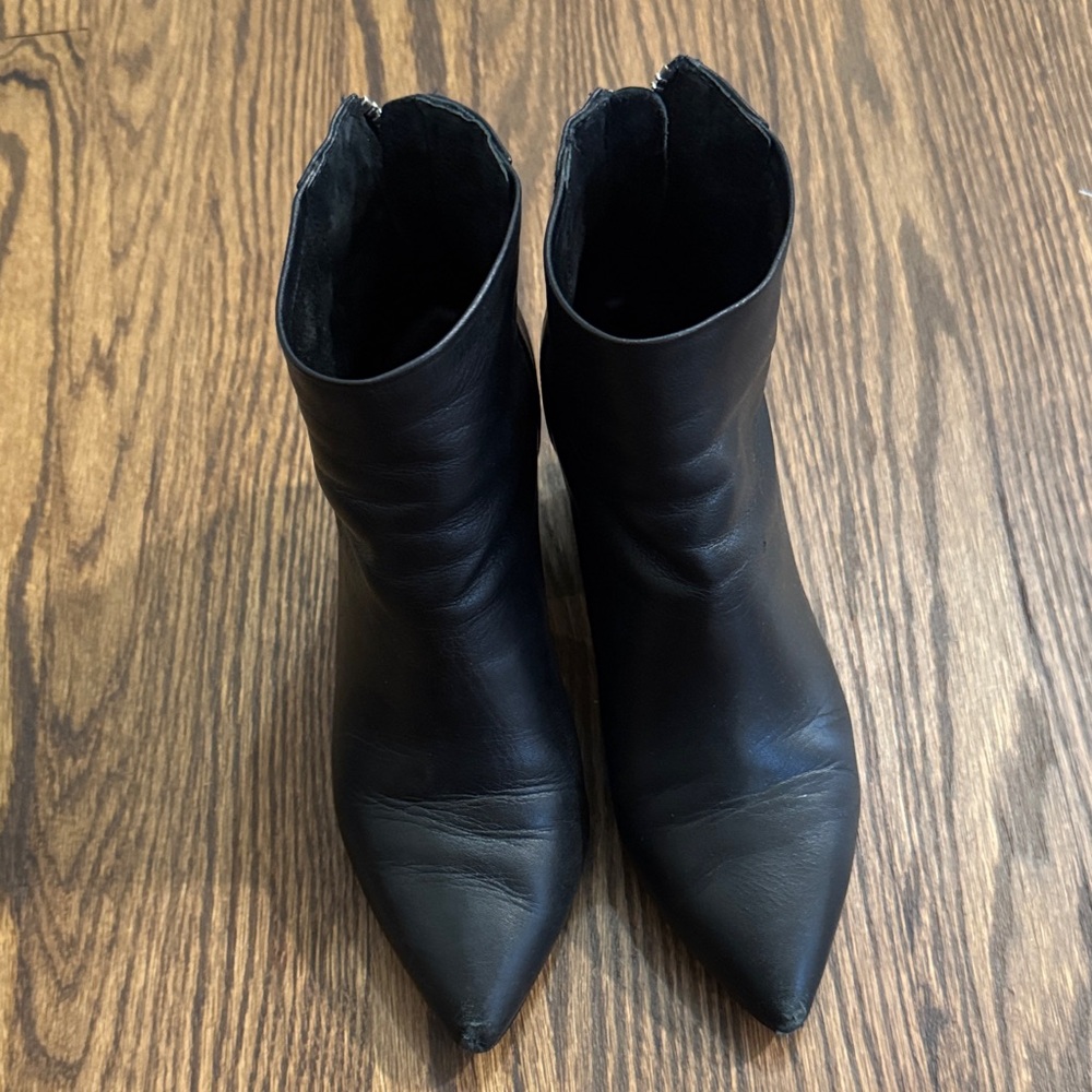 Steve Madden Black Ankle Booties
